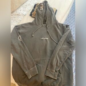 Men’s Charcoal-washed “Call Her Daddy” Hoodie - XL